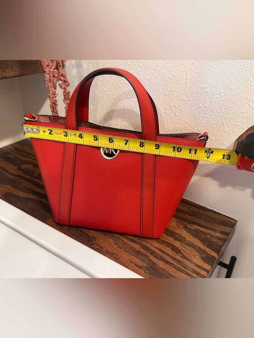 Michael Kors structured pebbled
